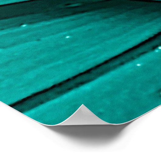 Poster Turquoise (Coin)