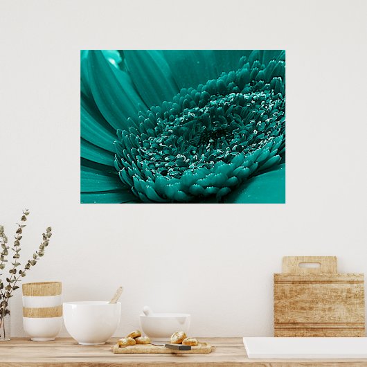 Poster Turquoise (Cuisine)