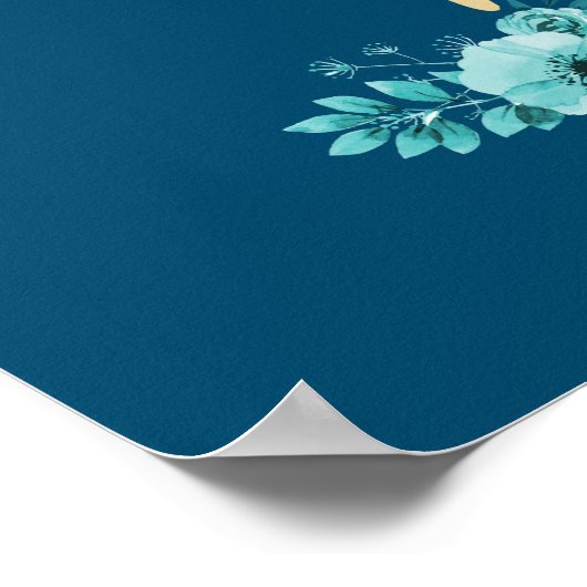 Poster Turquoise Ballerina (Coin)