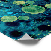 Poster Turquoise et Yellow (Coin)