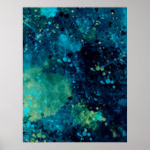 Poster Turquoise et Yellow (Devant)