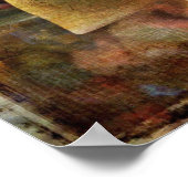 Poster Turquoise Green Cactus Photo Bloom Où Plantation (Coin)