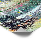 Poster turquoise piloté 24 x 36 (Coin)