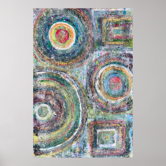 Poster turquoise piloté 24 x 36 (Devant)