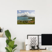 Poster Turtle Beach, péninsule sud-est, St Kitts, (Bureau à domicile)