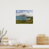 Poster Turtle Beach, péninsule sud-est, St Kitts, (Cuisine)