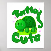 Poster Turtle Cute (Devant)