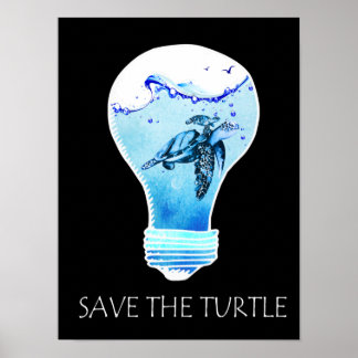 Poster Turtle Lover | Enregistrer La Turlte