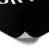 Poster Turtley Cool Dude Funny Turtle Pun Dark BG (Coin)