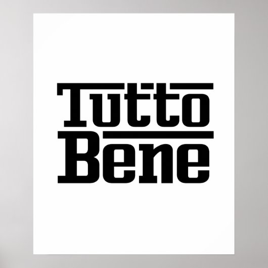 Poster Tutto Bene (Devant)