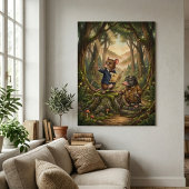 Poster Tux & Twitch Le Voyage Commence