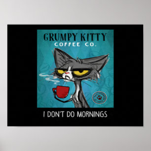 Poster Tuxedo Cat