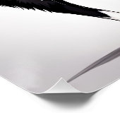 Poster Tuxedo Cat With Dangling Heart (Coin)