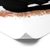 Poster Tuxedo Chat et Lilies | Devis inspirant (Coin)