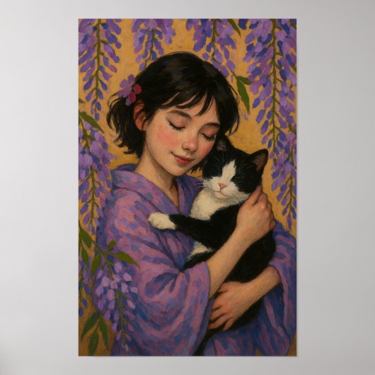 Poster Tuxedo Chat Girl (Devant)