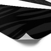 Poster Tuxedo noir/blanc (Coin)