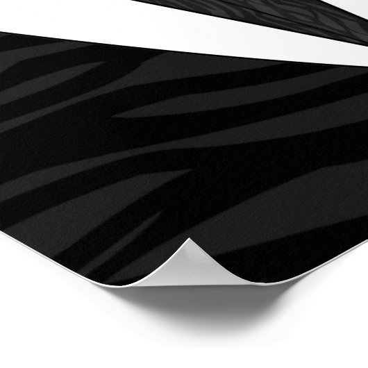 Poster Tuxedo noir/blanc (Coin)