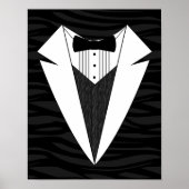 Poster Tuxedo noir/blanc (Devant)