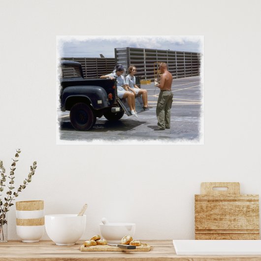 Poster Tuy Hoa AFB Vietnam 1969 C Imprimer (Cuisine)