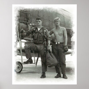 Poster Tuy Hoa AFB Vietnam 69' Print