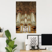 Poster Tuyaux d'organes (1) (Bureau à domicile)