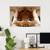 Poster Tuyaux d'orgue d'église (Bureau à domicile)