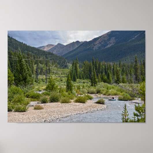 Poster Tuyaux sur la rivière Snake, Colorado (Devant)