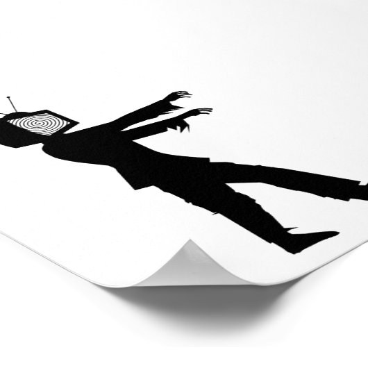 Poster TV zombie (Coin)