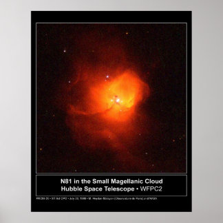 Poster TVH N81 dans le petit nuage magellanique