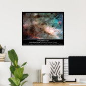 Poster TVH Omega Nebula M17 (Bureau à domicile)