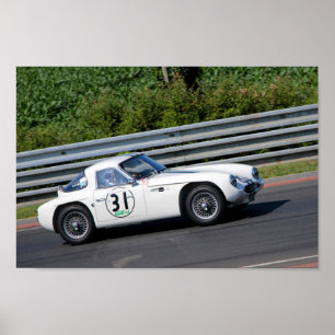 Poster TVR Grantura MK III Le Mans Classic