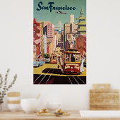Poster TWA San Francisco - Vintage voyage (Cuisine)