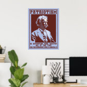 Poster Twain - Patriotisme (Bureau à domicile)