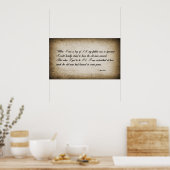 Poster TWAIN's QUOTE on the AGING YOUTH (Cuisine)