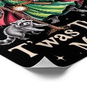 Poster T'was The Tism M'lord Funny Wizard Racoon Witch Au (Coin)