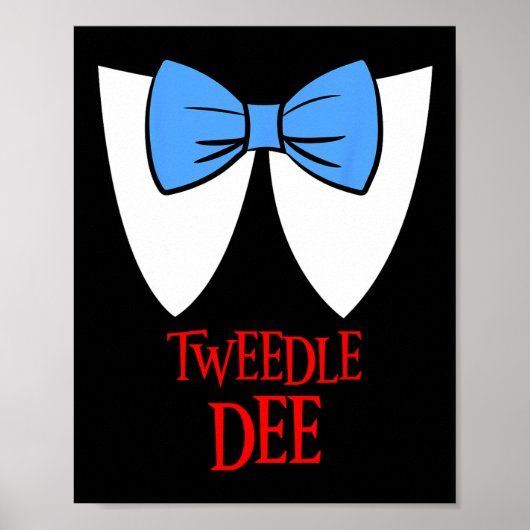 Poster Tweedle Dee Costume Halloween Fairytale Caractère (Devant)