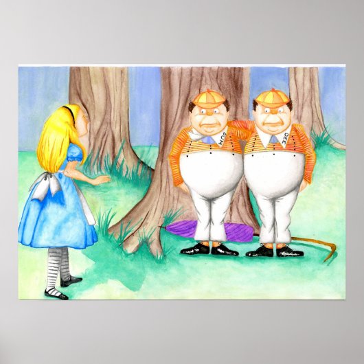 Poster Tweedledee et Tweedledum (Devant)