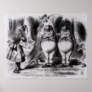 Poster Tweedledum et Tweedledee