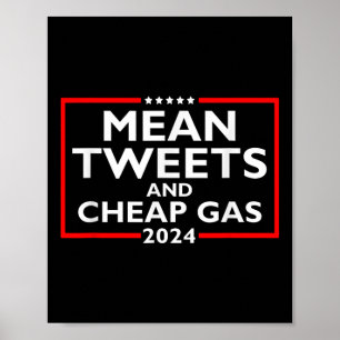 Poster Tweets Moyens Et Gaz Bon Marché Drôle 2024 Pro-Tru