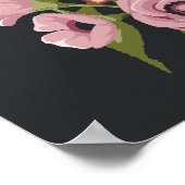 Poster TWEETY™ Broderie Florale Graphique (Coin)