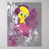Poster TWEETY™ Djing (Devant)