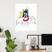 Poster TWEETY™ En action Pose 12 (Bureau à domicile)