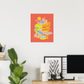 Poster TWEETY™ - Mon propre chemin (Bureau à domicile)