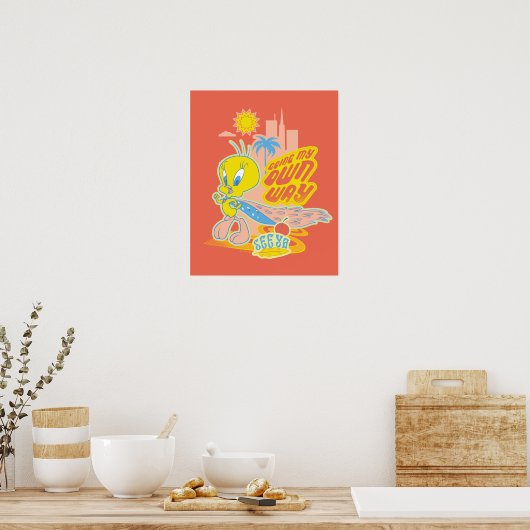 Poster TWEETY™ - Mon propre chemin (Cuisine)