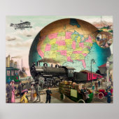 Poster Twentieth Century Transport, Vintage 1910 (Devant)