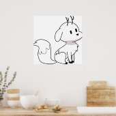 Poster Twig Deerfox Hilda (Cuisine)