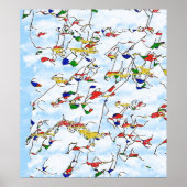 Poster Twigs en cascade (Devant)