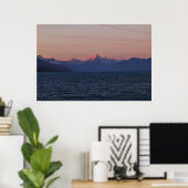 Poster Twilgiht on Lake Pukaki (Bureau à domicile)