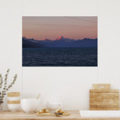 Poster Twilgiht on Lake Pukaki (Cuisine)