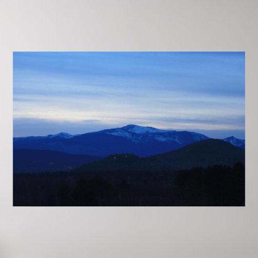 Poster Twilight du mont Washington (Devant)